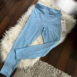 Alo Ribbed High Waisted 7/8 Blissful Leggings